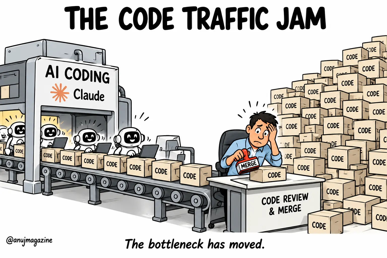 Sketchnote: The Bottleneck Just Moved