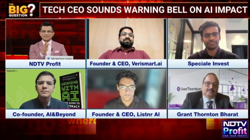 NDTV Profit panel: AI at Pandemic Pace: COVID-Scale Disruption or Overblown Fear?